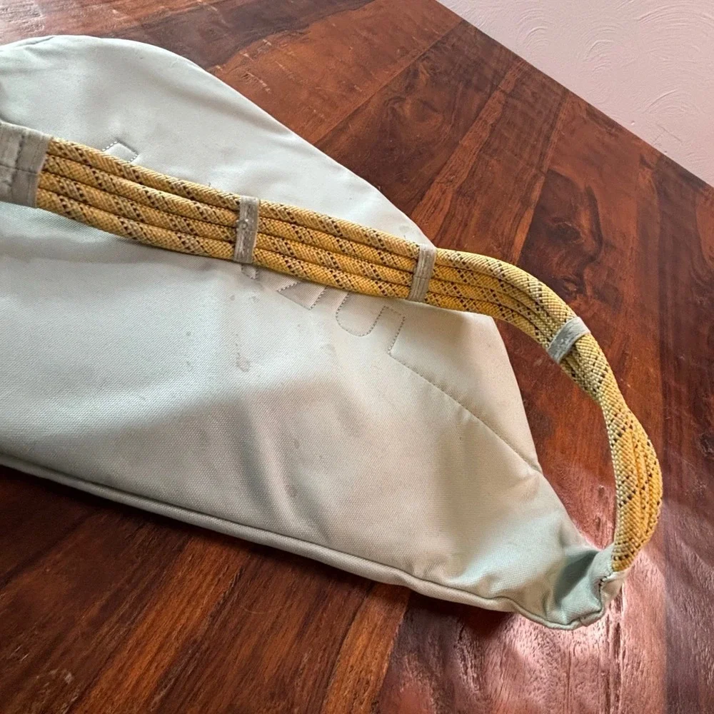 KAVU Rope Bag Mint Green Canvas Sling Crossbody Backpack Outdoors Gorpcore